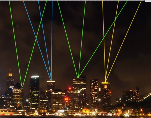 Creation of Sydney Laser Show: Step 2